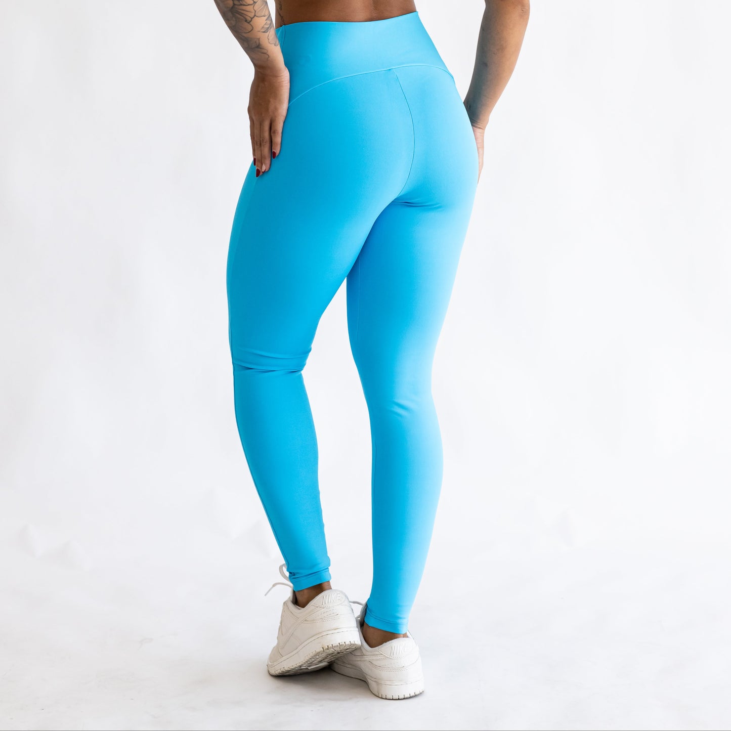 Calça Legging Open Blackout Azul