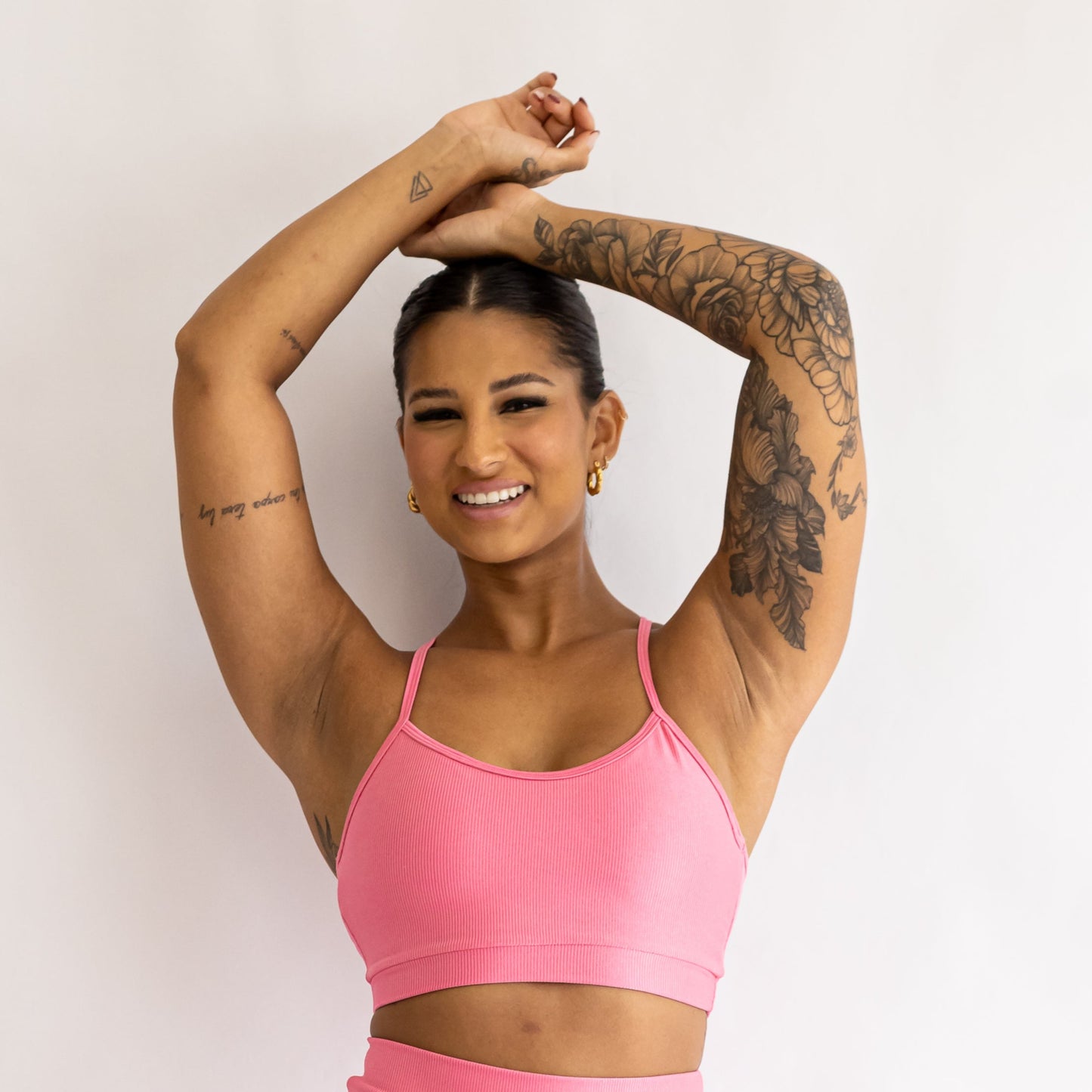 Top Canelado Alcinha Rosa