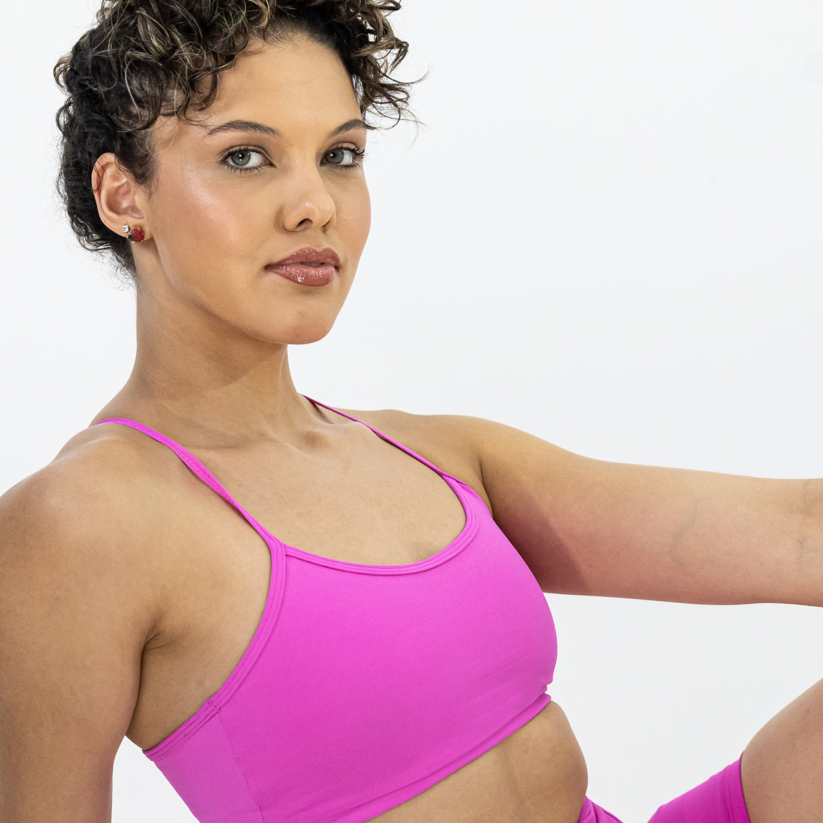 Top Open Blackout Alcinha Rosa Pink