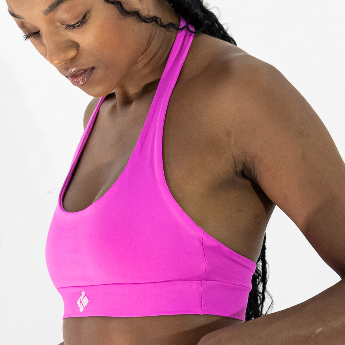 Top Open Blackout Frente Única Rosa Pink