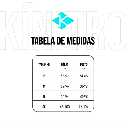 Top Open Blackout Nadador Azul