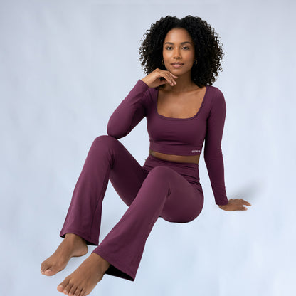 Calça Bailarina Roxo Malva ESSENCIAL ✦