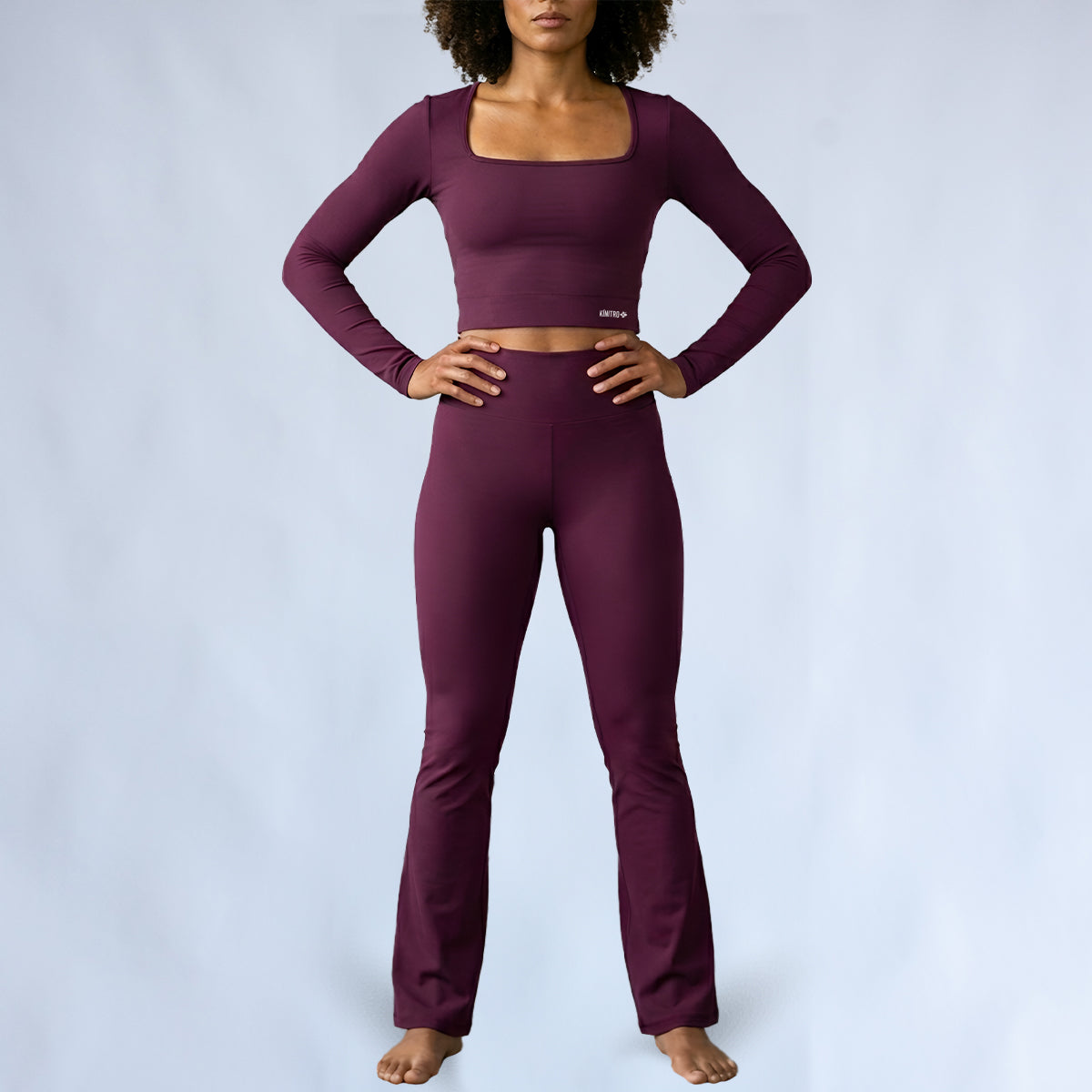 Cropped Manga Longa Roxo Malva ESSENCIAL ✦