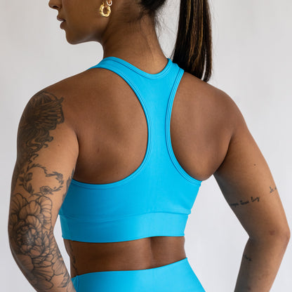 Top Open Blackout Nadador Azul