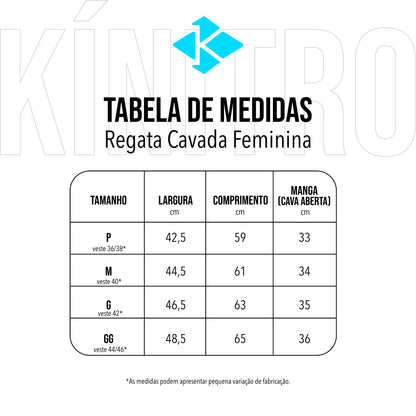 Regata Esportiva Feminina Kínitro