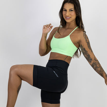 Shorts Open Blackout com Bolso Preto