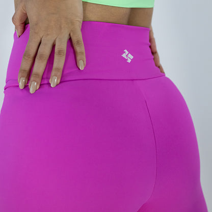 Calça Legging Blackout Cintura Transpassada Rosa Pink