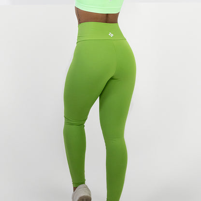 Calça Legging Blackout Cintura Transpassada Verde Abacate