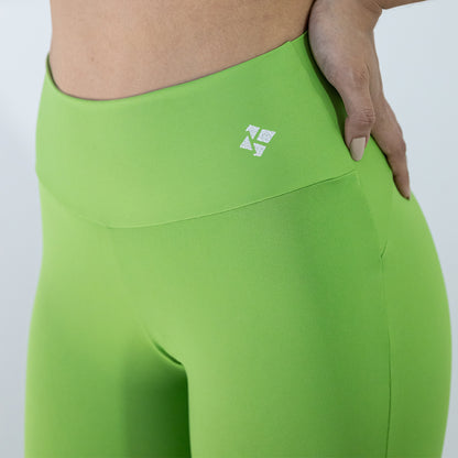 Calça Legging Open Blackout Verde Abacate