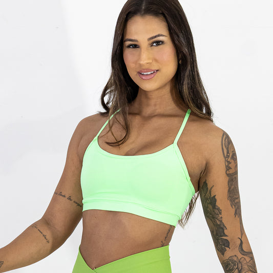 Top Open Power Alcinha Verde Paradise