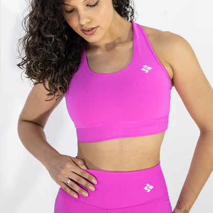 Top Open Blackout Nadador Rosa Pink