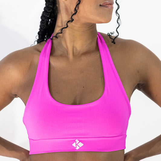 Top Open Blackout Frente Única Rosa Pink
